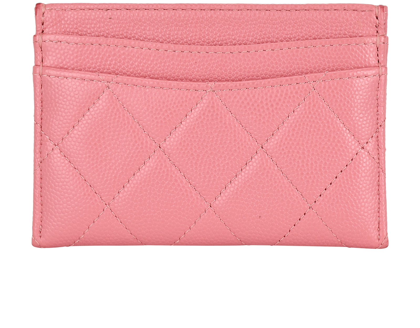 Chanel Classic Card Holder, &pound;320, Accessories, Pink, Leather, Back view